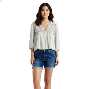 Elegant White Lace Blouse